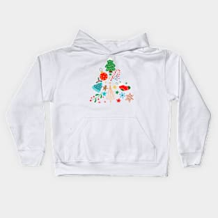 Christmas Doodles Kids Hoodie